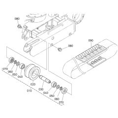 Track Roller for Kubota K008-5