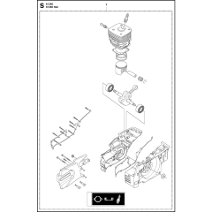 Short Block for Husqvarna K1260