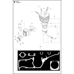 Cylinder & Muffler Assembly