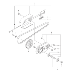 Belt Guard & Pulley Assembly