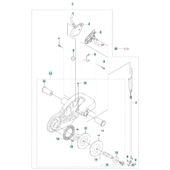 Rail Assembly for Husqvarna K1270