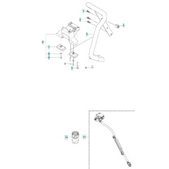 Handle Assembly for Husqvarna K1270