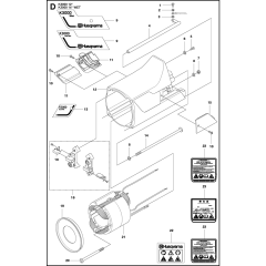 Motor Housing for Husqvarna K3000