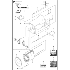 Motor Housing for Husqvarna K3000
