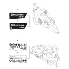 Decals for Husqvarna K540I