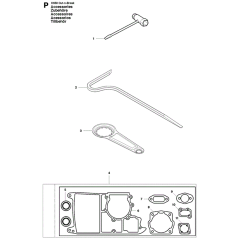 Tools Assembly for Husqvarna K650