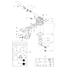 Cylinder, Piston & Muffler