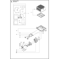 Air Filter for Husqvarna K760
