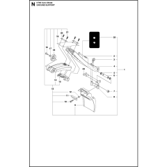 Support Legs for Husqvarna K760
