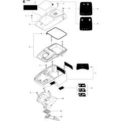 Cylinder Cover for K760 Cutters