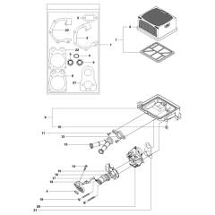 Air Filter for Husqvarna K770