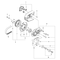 Belt Guard & Pulley Assembly