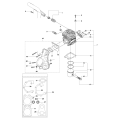 Cylinder & Muffler Assembly