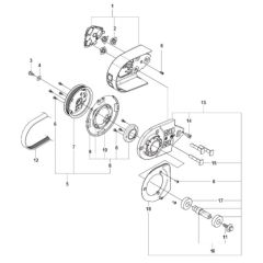 Belt Guard & Pulley Assembly
