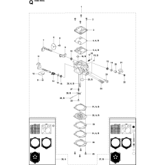 Carburetor Assembly for K960