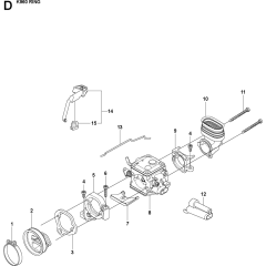 Carburetor for Husqvarna K960