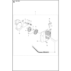 Starter Assembly for Husqvarna K960
