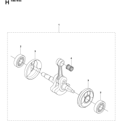 Crankshaft Assembly for K960