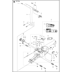Fuel Tank & Handle Assembly
