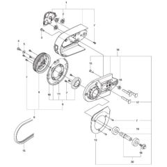 Belt Guard & Pulley Assembly