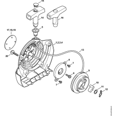 Rewind Starter for Stihl Engines