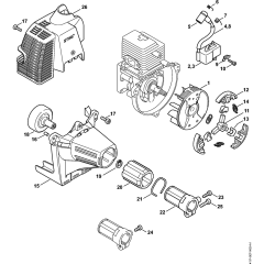 Ignition & Clutch for Stihl KA85R