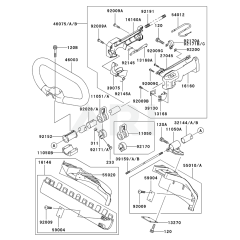 Pipe, Handle & Guard for KBL23A