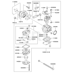 Carburettor for Kawasaki KBL26A