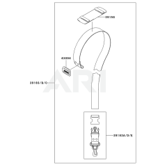 Hanger for Kawasaki KBL26A