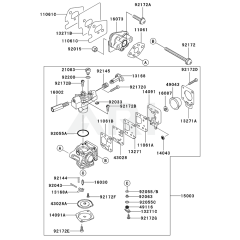 Carburettor for KBL27A