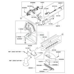 Pipe, Handle & Guard for KBL27B