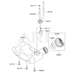 Fuel Tank & Valve for KBL27B