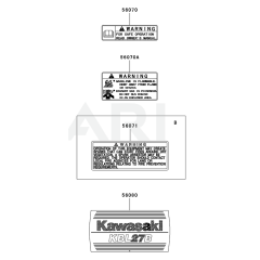 Kawasaki KBL27B Label