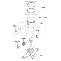 Piston/Crankshaft for KBL27BC