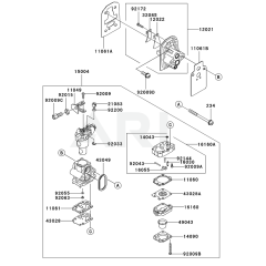 Carburettor for KBL27BC