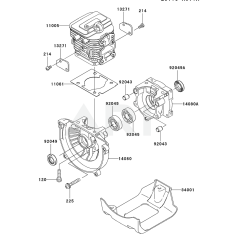 Cylinder & Crankcase for KBL27BC