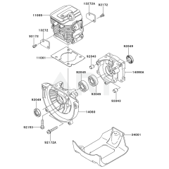 Cylinder/Crankcase for KBL27C
