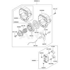 Starter for Kawasaki KBL35A