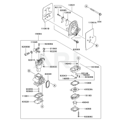 Carburettor for KBL35A