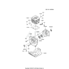 Cylinder & Crankcase for KBL35A