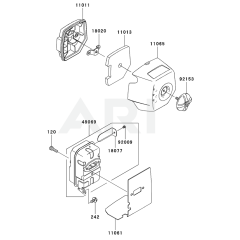 Air Filter & Muffler for KBL35B