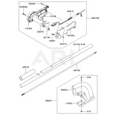 Pipe, Handle & Guard for KCL525A
