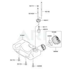 Fuel Tank & Valve for KCL525A