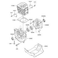 Cylinder / Crankcase for KCL525AC
