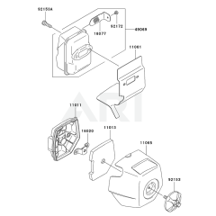 Air Filter & Muffler for KCL600A