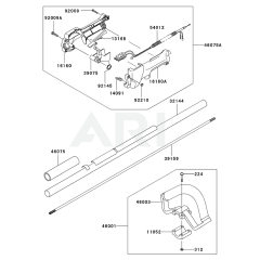 Pipe, Handle & Guard for KCL600A