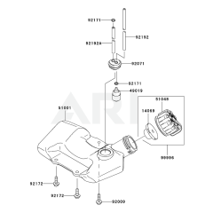 Fuel Tank & Valve for KCS525AC
