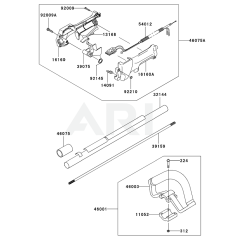 Pipe, Handle & Guard for KCS600A