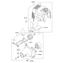 Cooling Equipment for Kawasaki KCS600A