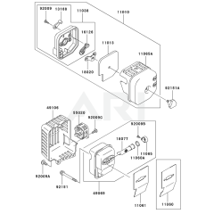 Air Filter/Muffler for KEL26A